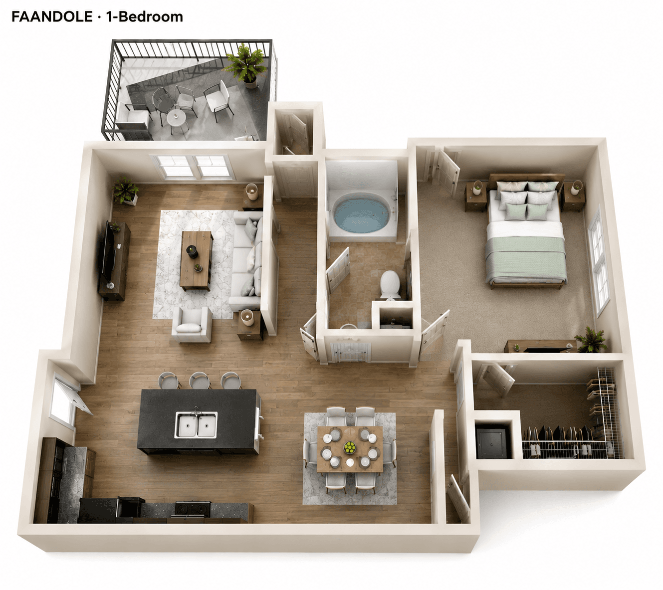 1-Bedroom